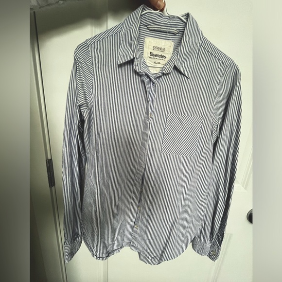 Striped Button Up - Picture 2 of 4